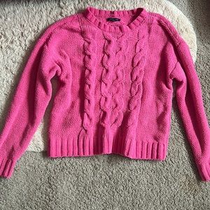 Hot pink American eagle sweater
